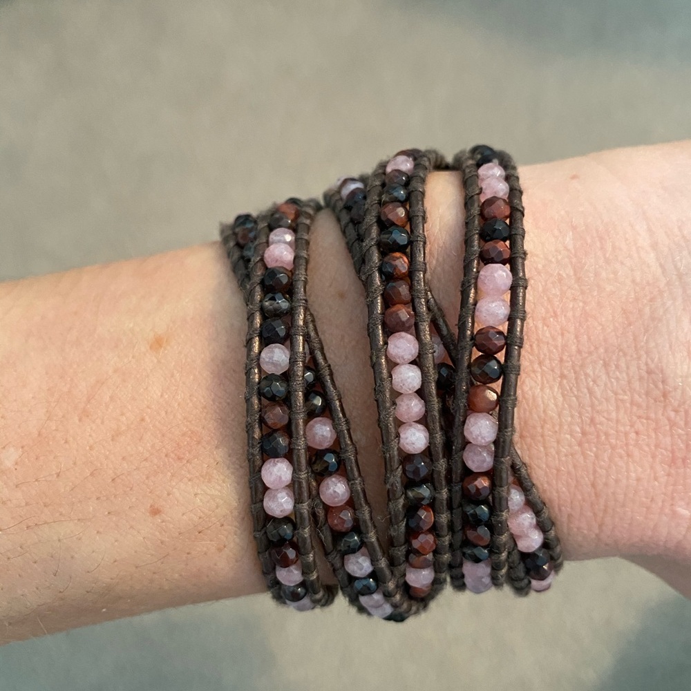 Brown Chan Luu wrap bracelet